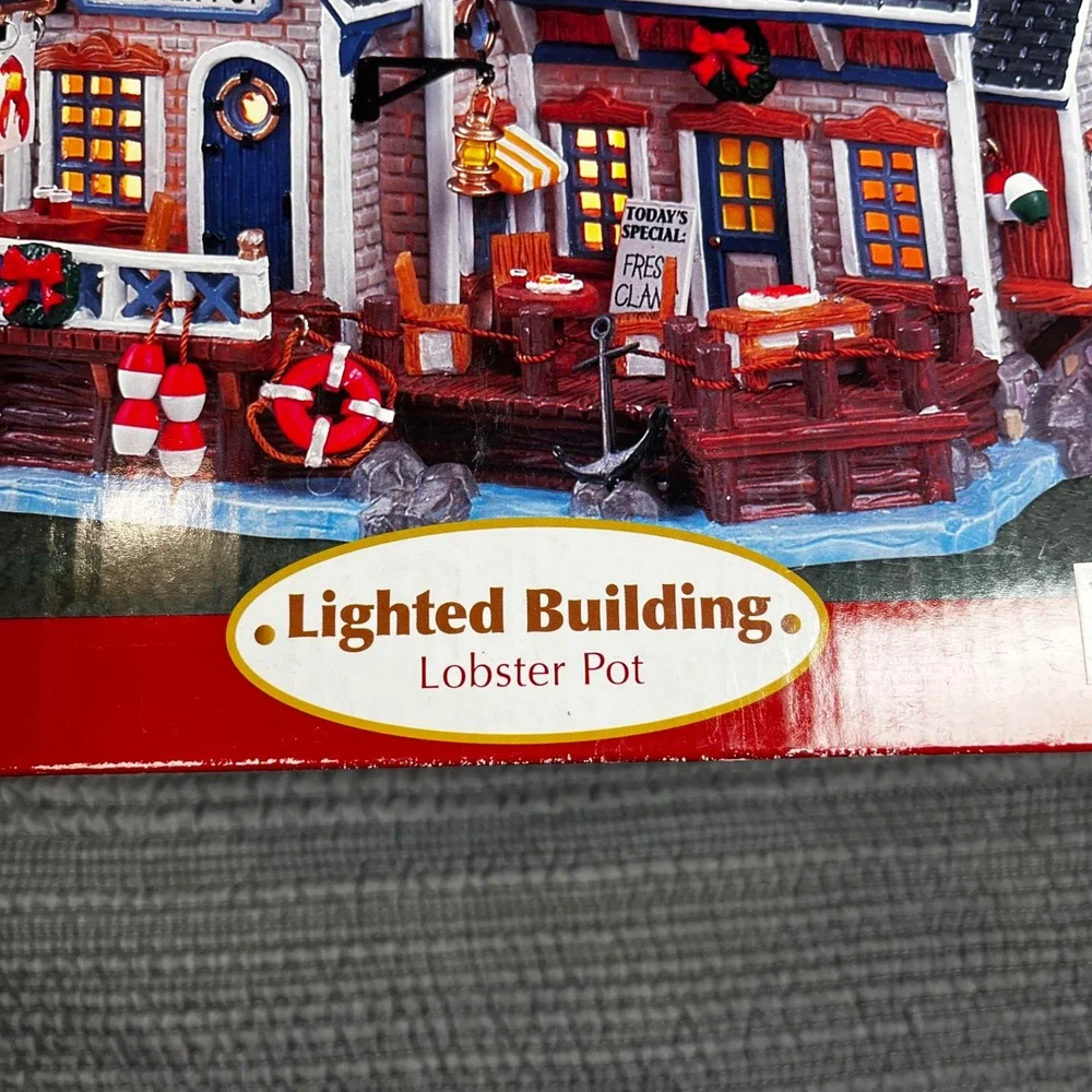 Lemax Plymouth Corners Lobster Pot Lighted Building 2005 Village 55265 Michaels